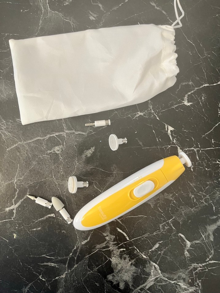 Pastel Sarı Manikür ve Pedikür Aleti - Görsel 3