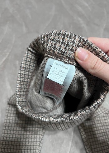 LCW baby Kız Çocuk Gri Dar Kesim Tayt - Görsel 2