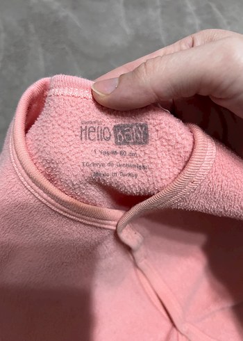 Düğmeli Pembe Kız Çocuk Polar Yelek - Görsel 2