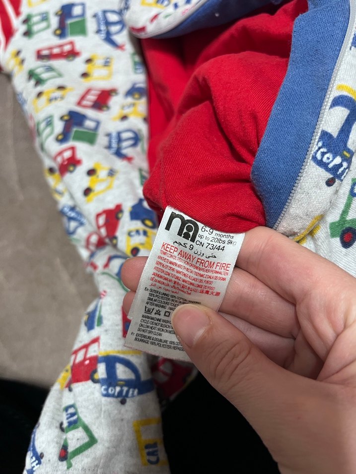 Renkli Desenli Bebek Erkek Uyku Tulumu - Görsel 2