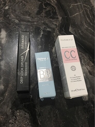 Farmasi Bb ruj, cc krem,eyeliner
