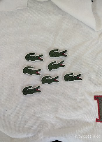  Beden Renkli Lacoste Timsah İşlemeli