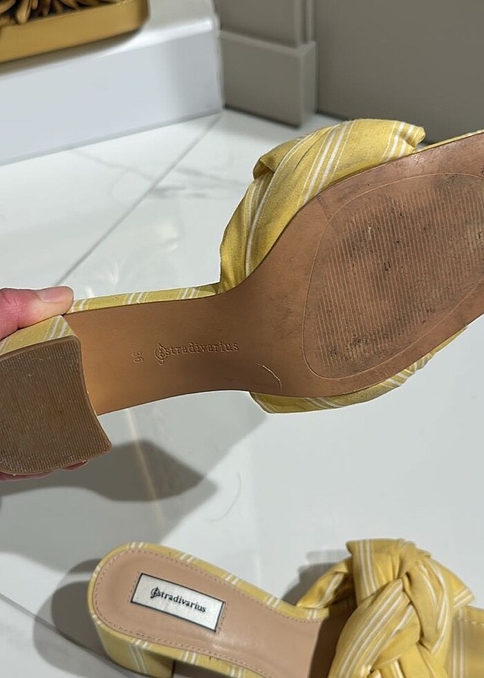 Stradivarius Topuklu Sandalet - Görsel 3