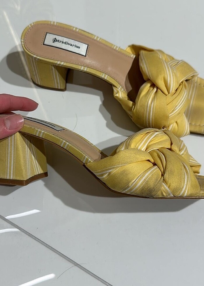 Stradivarius Topuklu Sandalet - Görsel 5