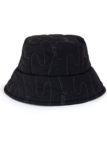 Twist Siyah Sokak Stili Kadın Şapka - Görsel 2