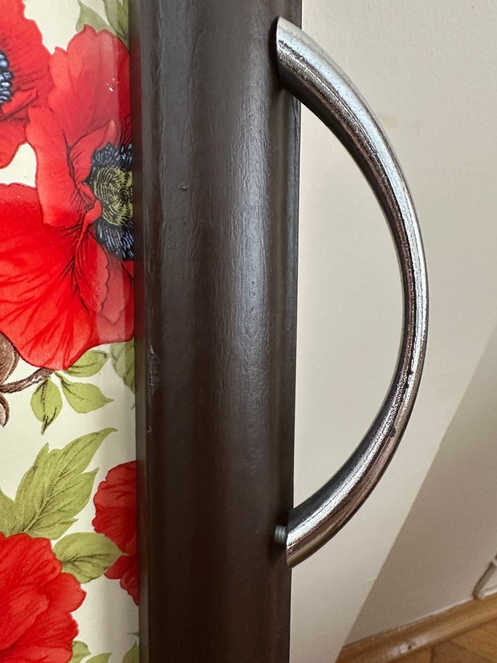 Kırmızı Gelincik Desenli Tepsi - Görsel 3