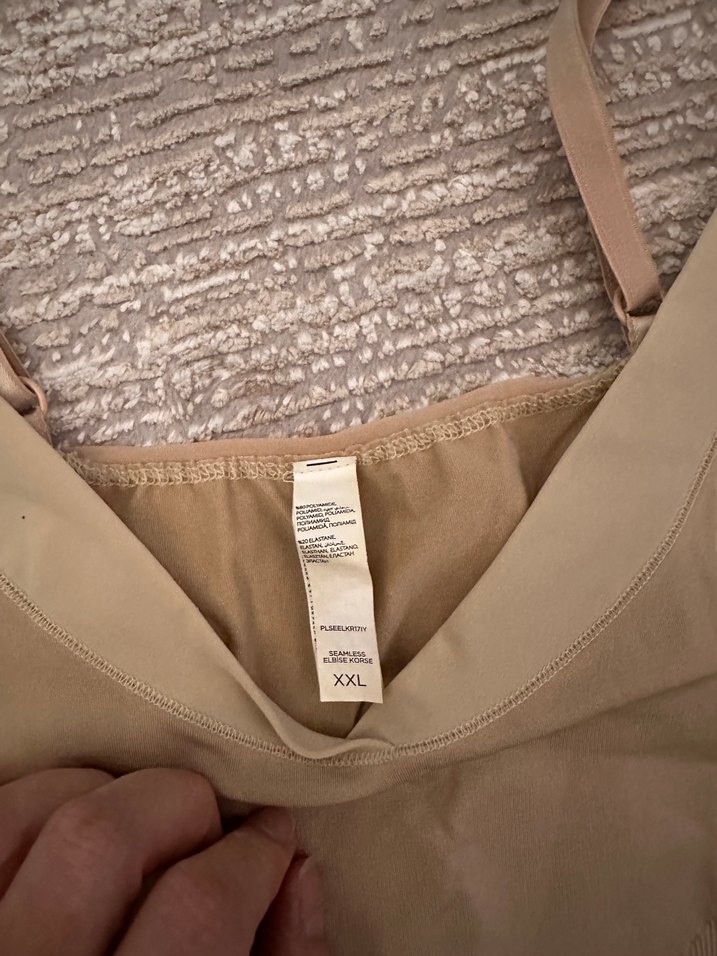 Bej Fitted göbek ve mide kapatan Korse - Görsel 3