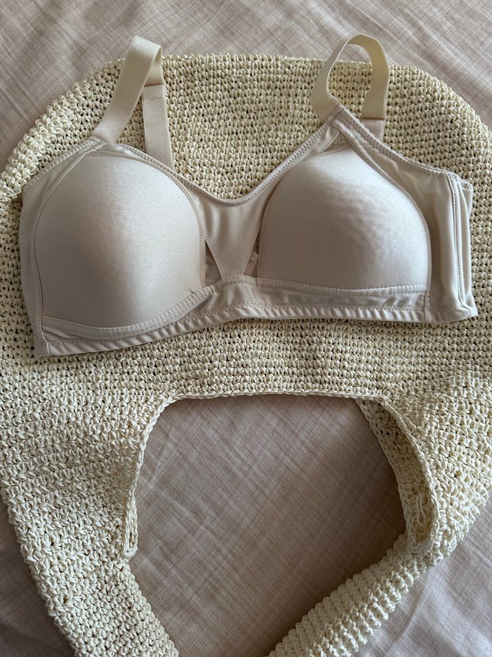 Beyaz Bohem Minimalist Sütyen - Görsel 3