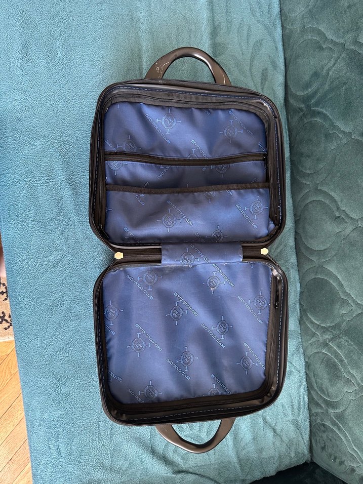 Mor Fermuarlı Makyaj Valizi - Görsel 3