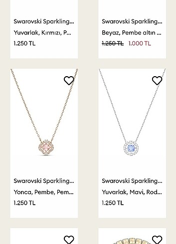 Swarovski kolye 