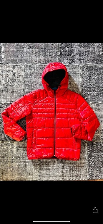 JackJones Puffer Mont Kırmızı