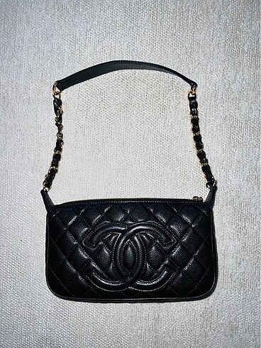 CHANEL CC CAVİAR SHOULDER BAG