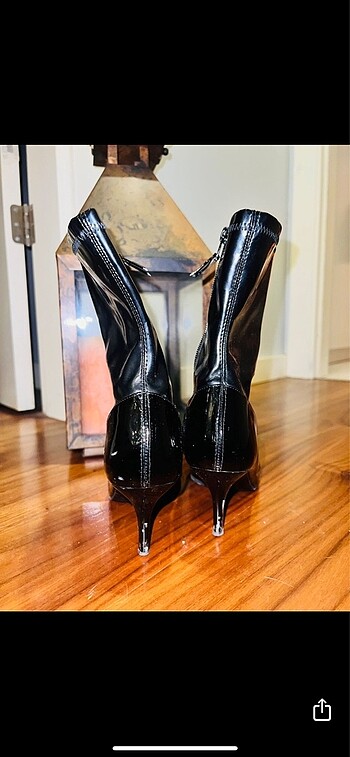 36 Beden siyah Renk STUART WEITZMAN İNCE TOPUK DERİ ÇİZME