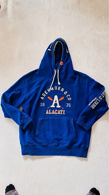 ADENAUER lacivert sweatshirt