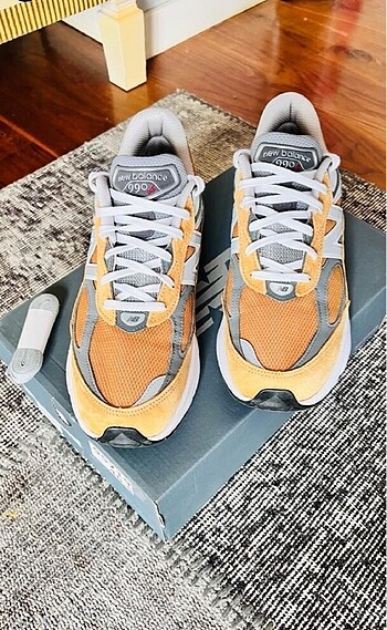 45 Beden sarı Renk New Balance 990 v6 hardal 46,5 no