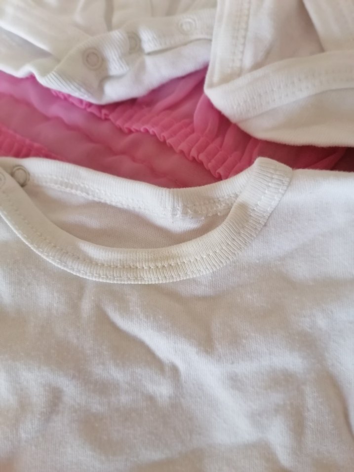 Bebek Beyaz Uzun Kollu Çıtçıtlı Body - Görsel 2