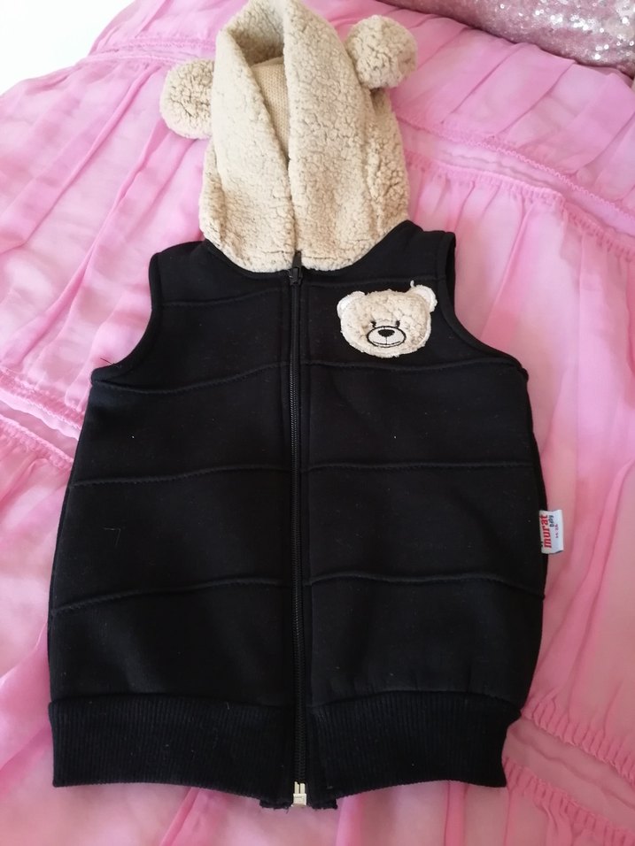 Kapüşonlu, Kürklü Bebek  Takımı - Görsel 5