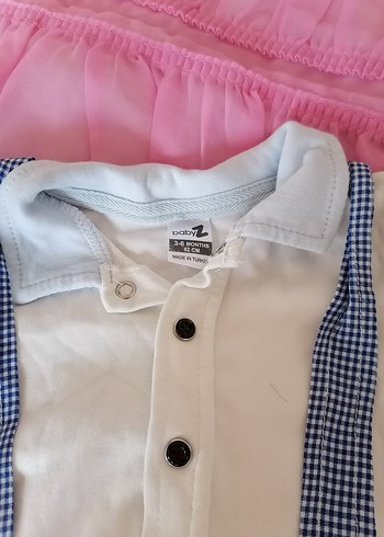 Pamuklu Uzun Kollu Erkek Bebek Tulum - Görsel 2