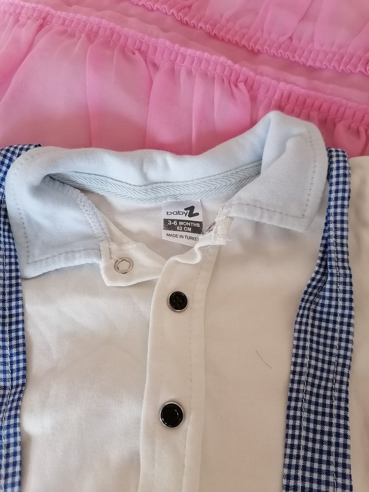 Pamuklu Uzun Kollu Erkek Bebek Tulum - Görsel 2