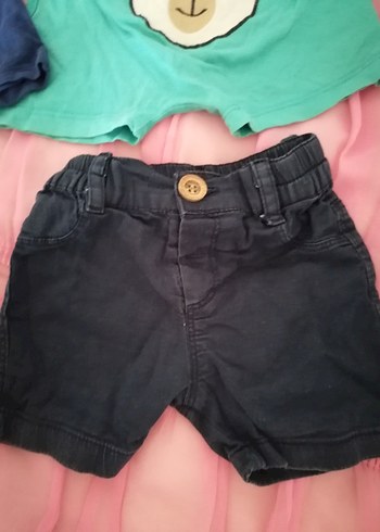 Çocuk Renkli Pamuklu Şortlar - Görsel 2