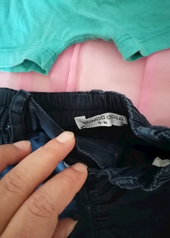 Çocuk Renkli Pamuklu Şortlar - Görsel 6