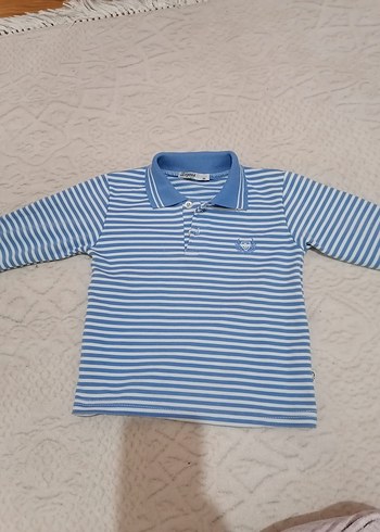 Erkek Çocuk Çizgili Polo Tişört Kısa Kollu - Görsel 4