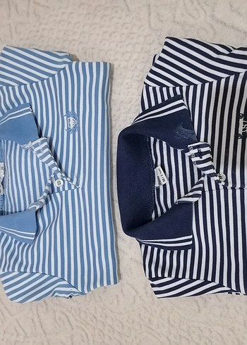 Erkek Çocuk Çizgili Polo Tişört Kısa Kollu - Görsel 2