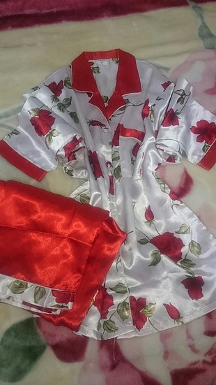 saten pijama takımı gecelik