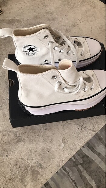 36 Beden Converse Run star Hike Canvas Platform