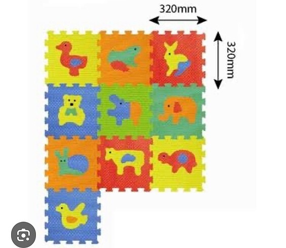 Puzzle Oyun Matı 20 Adet