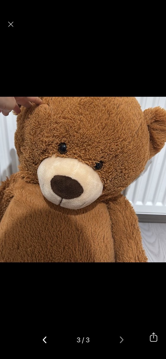 Büyük Kahverengi Peluş Ayı Oyuncak - Görsel 2