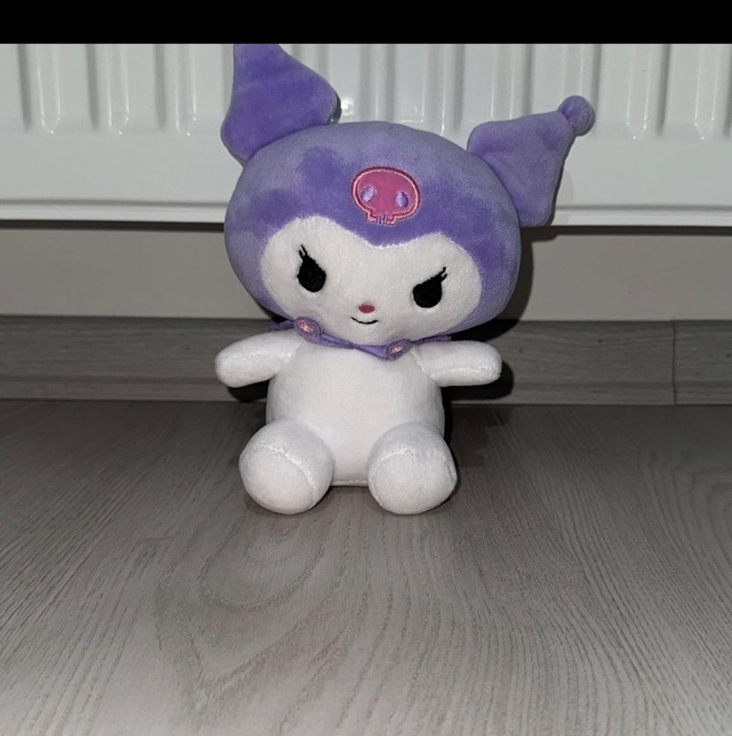 Mor Pastel Peluş Oyuncak kuromi - Görsel 2
