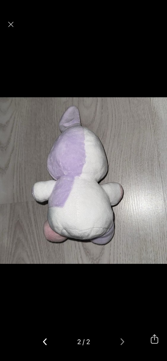 Pastel Renkli Peluş Tavşan Oyuncak - Görsel 2