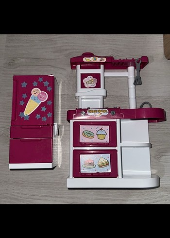 Pembe Oyuncak Mutfak Seti ve Aksesuarları - Görsel 2