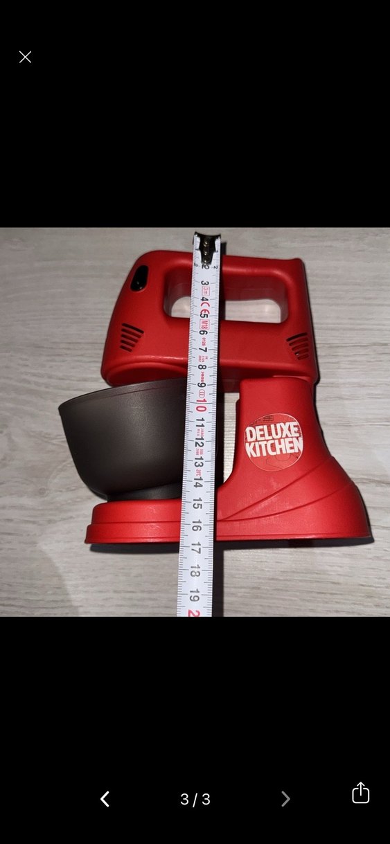 Kırmızı Deluxe Kitchen Mikser oyuncak - Görsel 2