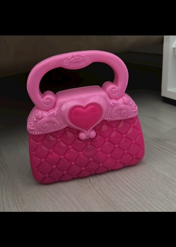 Pembe Bohem Kalp Desenli Kız Çantası - Görsel 3