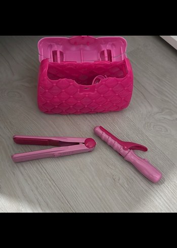 Pembe Bohem Kalp Desenli Kız Çantası - Görsel 2