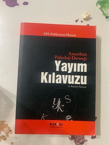 APA Amerikan psikoloji derneği yazım kılavuzu