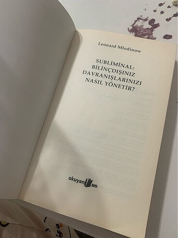  Beden Subliminal bilinçdışı
