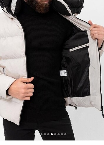 DERİMOD SİYAH ERKEK MONT S - Görsel 7