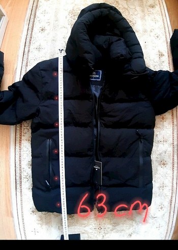 DERİMOD SİYAH ERKEK MONT S - Görsel 10