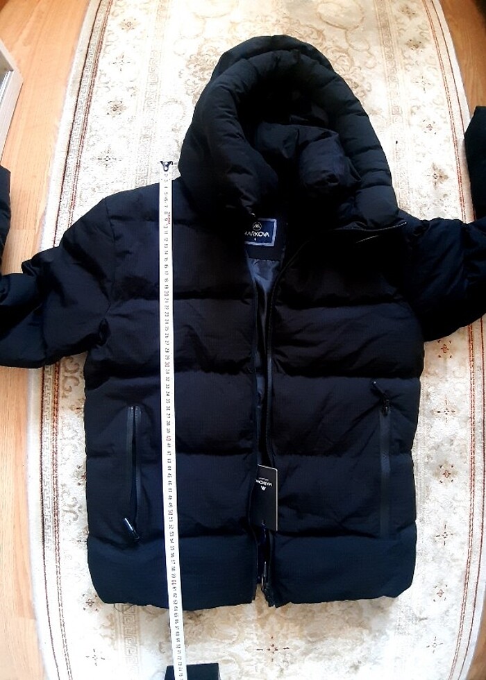 DERİMOD SİYAH ERKEK MONT S - Görsel 2