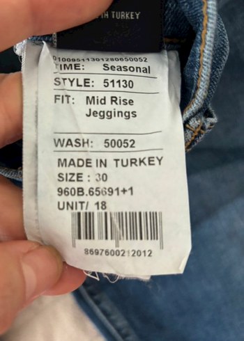 Ltb Mavi Kadın Jean Pantolon - Görsel 3