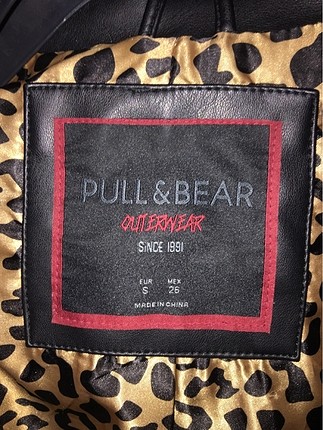 Pull and Bear Oversize deri ceket