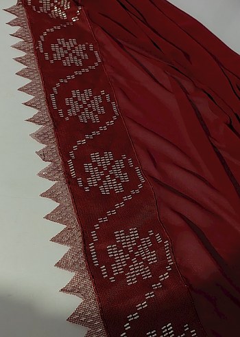 Diğer Tel kırma Bordo Kadın Namaz Başörtüsü