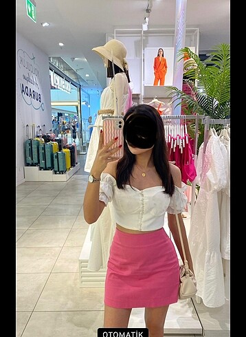 Trendyolmilla pembe etek
