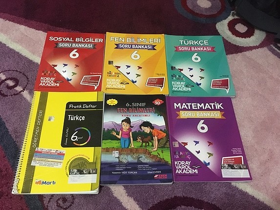 6. Sınıf kitap 