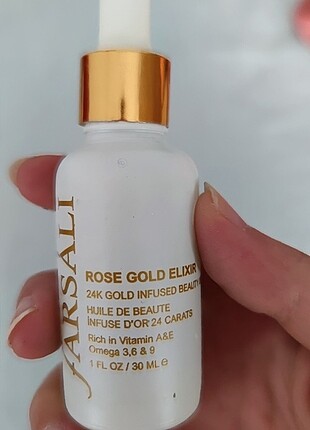 Farsali Rose Gold elixir makyaj yağı bazı