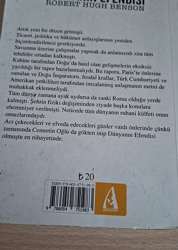 Dünyanın Efendisi - Robert Hugh Benson