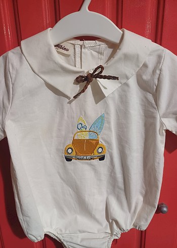 Diğer Bebek Erkek Renkli Baskılı Pamuklu Kısa Kollu Tulum
